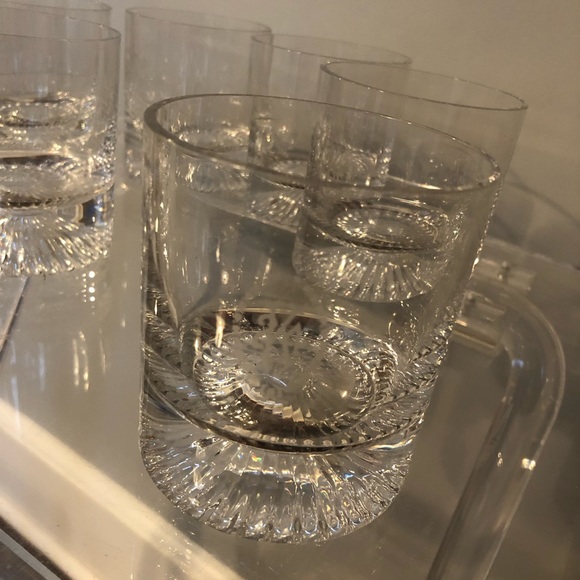 Crystal Whiskey Glasses Set of 6 - Picture 3 of 9